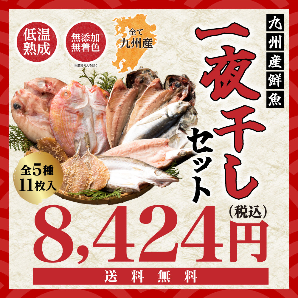 【九州産】鮮魚一夜干しセット