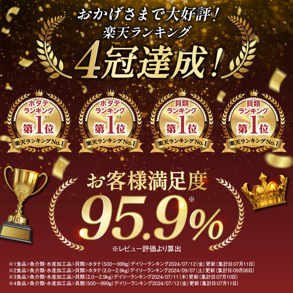 【北海道産】蒸しホタテ