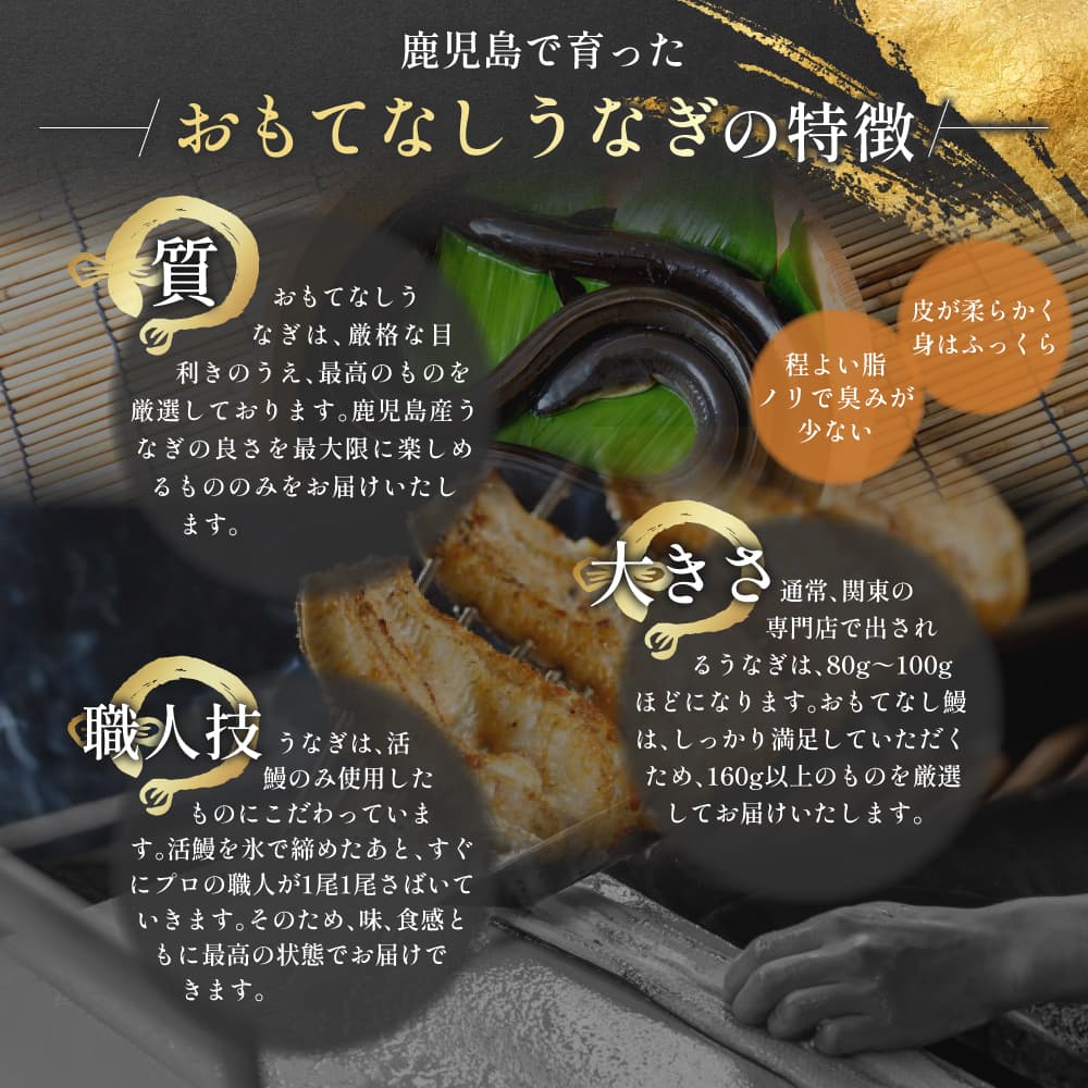 【鹿児島県産】おもてなしうなぎ2種セット